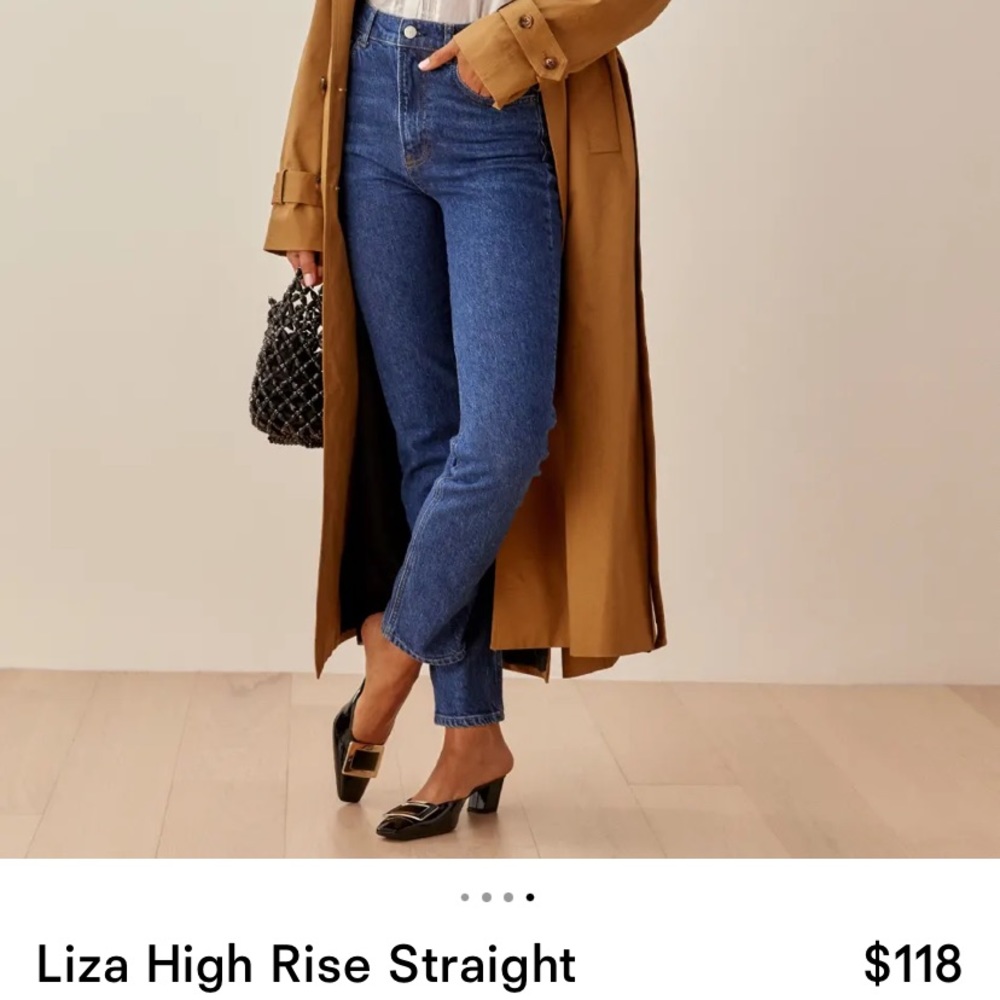 Reformation Liza High Straight Jean Huntington